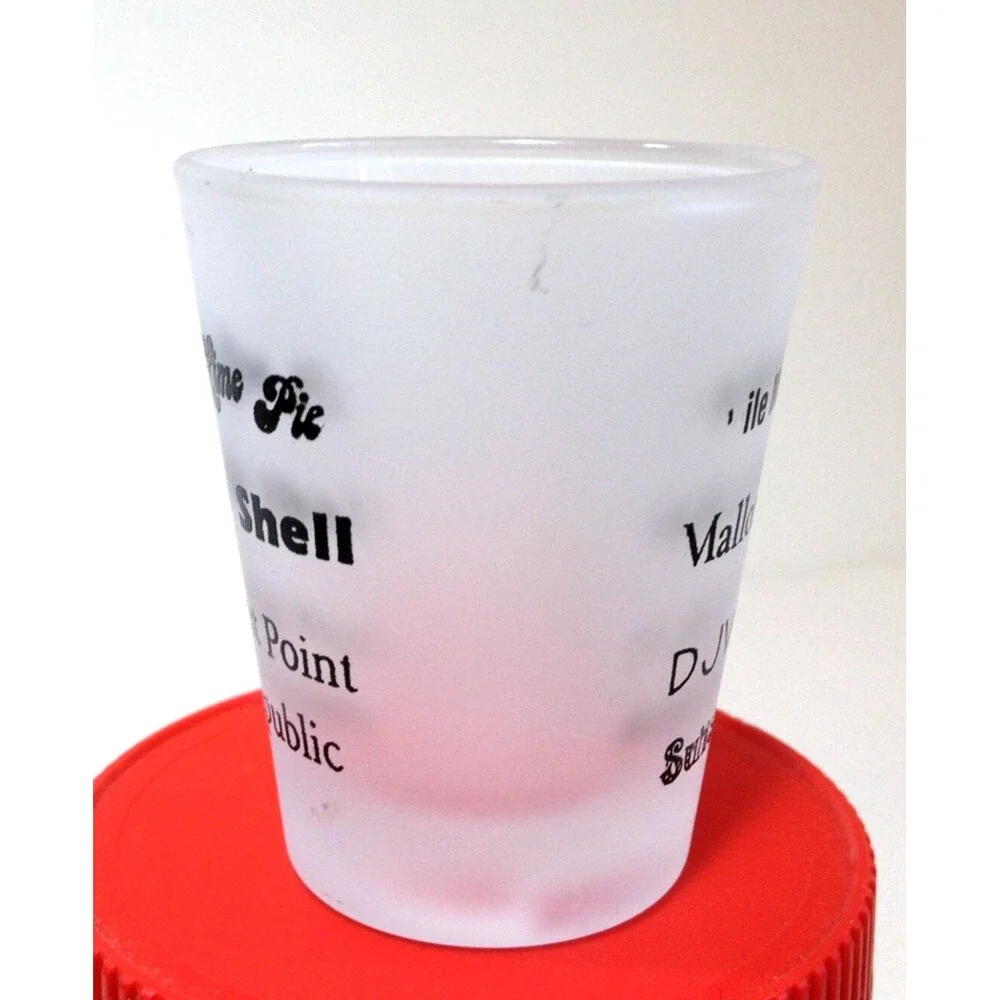 Vintage Souvenir Key West Shot Glass Hemington House Southernmost Point Whiskey